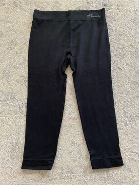 Boody Bamboo Crop Leggings Black Small